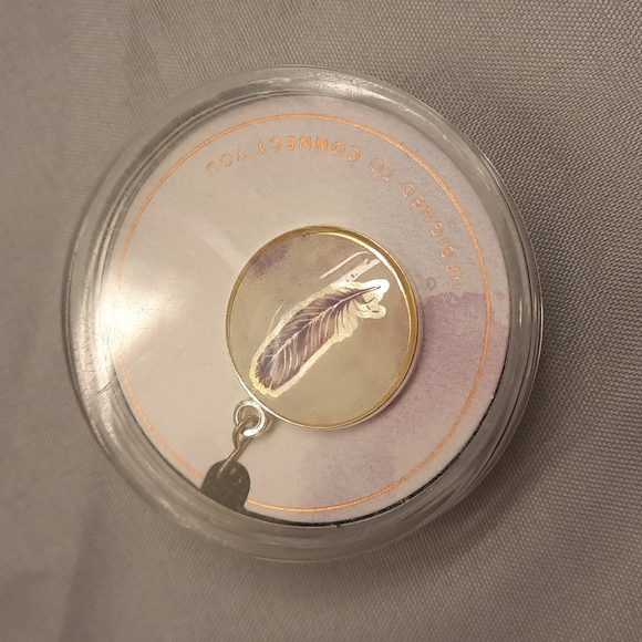 NWT, Alex and Ani Art Infusion Feather Charm - Picture 5 of 10